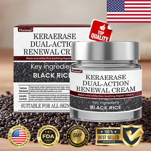 Florisma® KeraErase Dual-Action Renewal Cream – 🛡️Discover smooth, clear, and even-looking skin again with a gentle, botanical formula that targets and renews skin irregularities, skin tags, and keratin buildup without irritation⌛