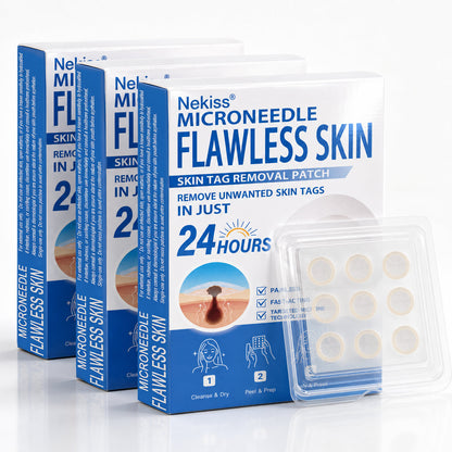 👩‍⚕️💎 𝐎𝐟𝐟𝐢𝐜𝐢𝐚𝐥 𝐒𝐭𝐨𝐫𝐞 | 𝑵𝐞𝒌𝐢𝐬𝐬® 🌿 𝐁𝐨𝐭𝐚𝐧𝐢𝐜𝐚𝐥 𝐌𝐢𝐜𝐫𝐨𝐧𝐞𝐞𝐝𝐥𝐞 𝐇𝐲𝐝𝐫𝐨𝐜𝐨𝐥𝐥𝐨𝐢𝐝 𝐏𝐚𝐭𝐜𝐡 (𝐅𝐨𝐫 𝐒𝐤𝐢𝐧 𝐓𝐚𝐠𝐬, 𝐒𝐦𝐚𝐥𝐥 𝐒𝐤𝐢𝐧 𝐆𝐫𝐨𝐰𝐭𝐡𝐬, 𝐖𝐚𝐫𝐭𝐬, 𝐌𝐨𝐥𝐞𝐬, 𝐀𝐠𝐞 𝐒𝐩𝐨𝐭𝐬 & 𝐏𝐢𝐠𝐦𝐞𝐧𝐭𝐚𝐭𝐢𝐨𝐧 𝐂𝐨𝐧𝐜𝐞𝐫𝐧𝐬)